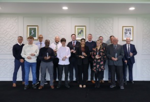 Volunteers gather at Edgbaston for the Cricket Collective Awards