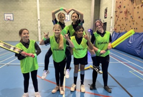 Six schools compete in Glow in the Dark Cricket festival