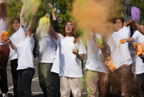 A splash of colour and cricket at Edgbaston for local secondary school girls