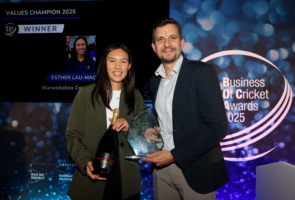 Esther Lau-Mackaay wins ECB Values Champion Award